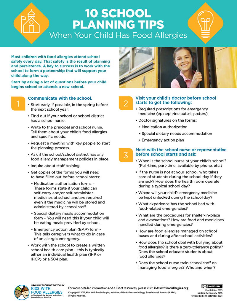 Your Guide to Managing Your Child's Food Allergies